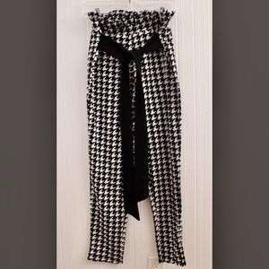 Black&White Houndstooth Dress Pants